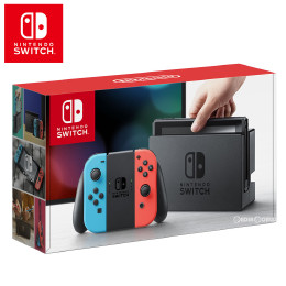 [Switch]Nintendo Switch(ニンテンドースイッチ) Joy-Con(L) ネオンブルー/(R) ネオンレッド(HAC-S-KABAA)