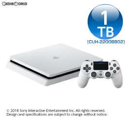 [PS4]プレイステーション4 PlayStation4 グレイシャー・ホワイト 1TB(CUH-2200BB02)