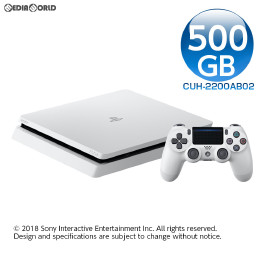 [PS4]プレイステーション4 PlayStation4 グレイシャー・ホワイト 500GB(CUH-2200AB02)