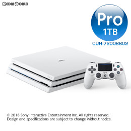 [PS4]プレイステーション4 プロ PlayStation4 Pro グレイシャー・ホワイト 1TB(CUH-7200BB02)