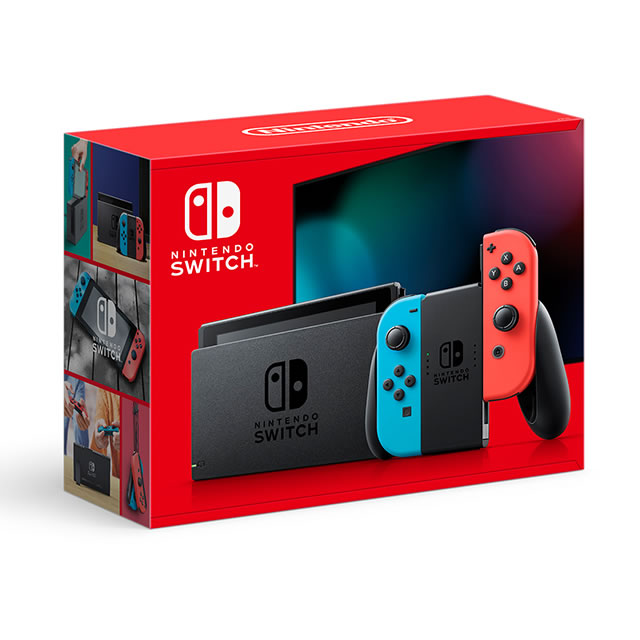 [Switch](本体)Nintendo Switch(ニンテンドースイッチ) Joy-Con(L) ネオンブルー/(R) ネオンレッド(HAD-S-KABAH)