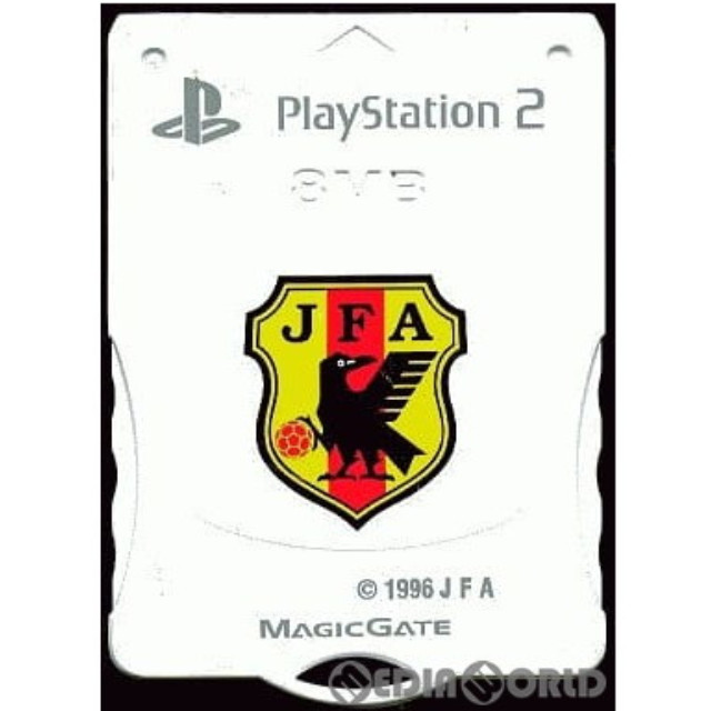 [OPT]メモリーカード8MB　サッカー日本代表ホワイト　ケムコ(PS2)