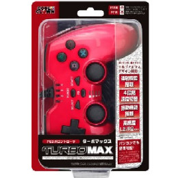 [OPT]PS3用コントローラ ターボMAX　レッド　デイテルジャパン