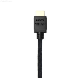 [PS4]CYBER・Premium HDMIケーブル High Grade 1.5m(PS4用) ブラック サイバーガジェット(CY-PHMC1.5R-BK)