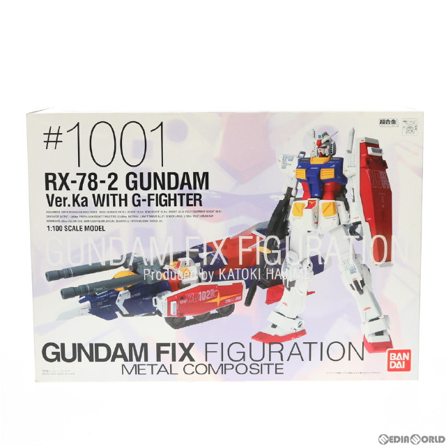 [FIG]GUNDAM FIX FIGURATION METAL COMPOSITE #1001 RX-78Ver.Ka WITH G-FIGHTER 機動戦士ガンダム 1/100 完成品 可動フィギュア バンダイ