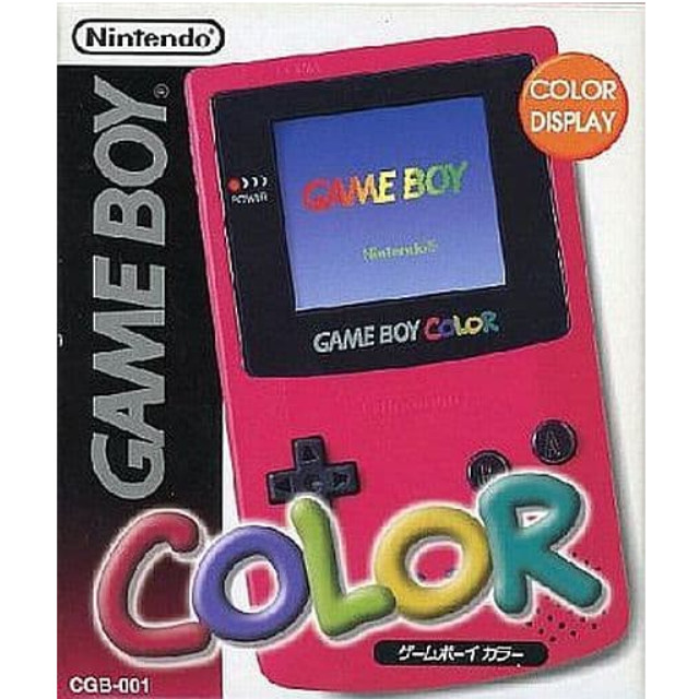 [GB](本体)ゲームボーイカラー GAMEBOY COLOR レッド(CGB-001)