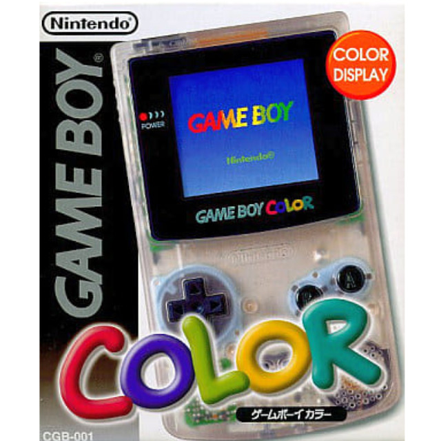 [GB](本体)ゲームボーイカラー GAMEBOY COLOR クリア(CGB-001)