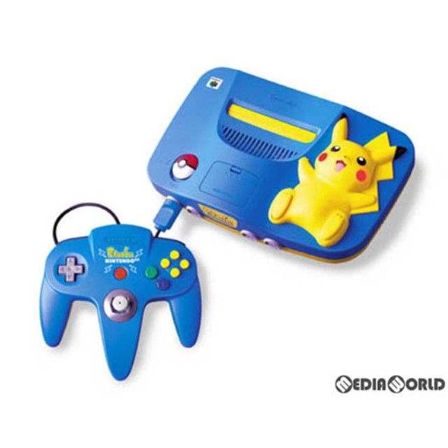 [N64](本体)ピカチュウ NINTENDO64(ニンテンドウ64/ニンテンドー64) ブルー＆イエロー(NUS-101)