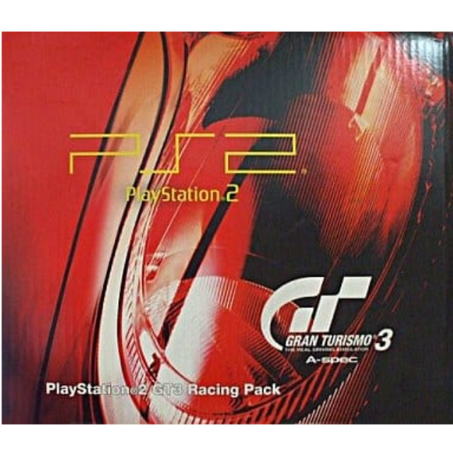 [PS2](本体)プレイステーション2 GT3 レーシングパック(PlayStation2 GT3 Racing Pack)(SCPH-35000GT)(ソフト同梱※REFERENCE GUIDEは付属せず)