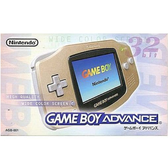 [GBA](本体)ゲームボーイアドバンス GAMEBOY ADVANCE ゴールド(AGB-S-DA)