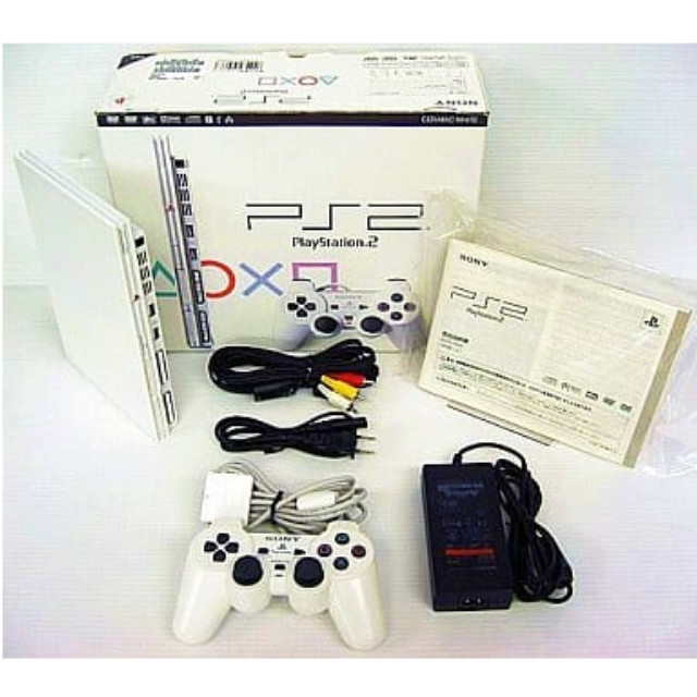 [PS2](本体)プレイステーション2 PlayStation2 セラミック･ホワイト(SCPH-70000CW)