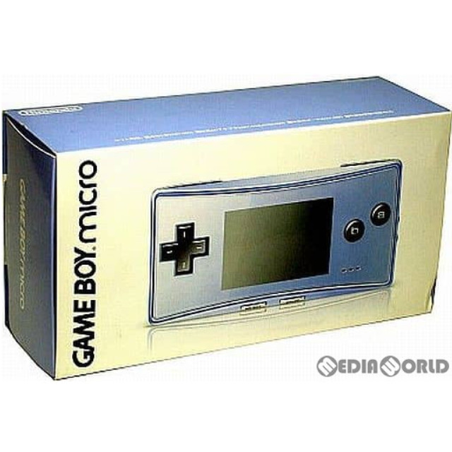 [GBA](本体)ゲームボーイミクロ GAMEBOY micro ブルー(OXY-S-DA)