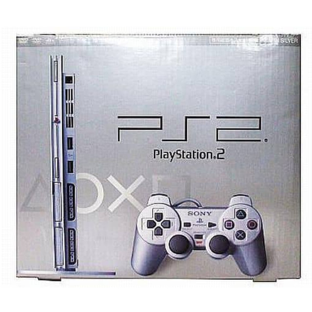 [PS2](本体)プレイステーション2 PlayStation2 サテン・シルバー(SCPH-75000SSS)