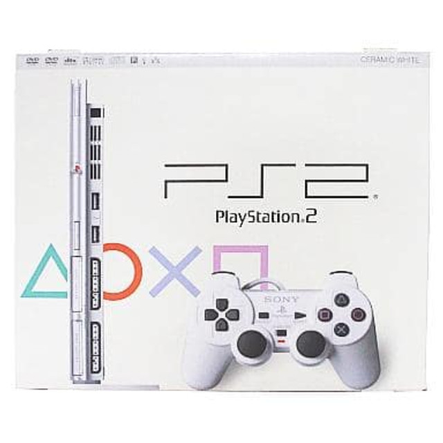 [PS2](本体)プレイステーション2 PlayStation2 セラミック・ホワイト(SCPH-77000CW)