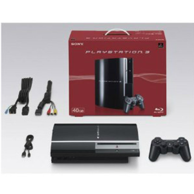 [PS3](本体)PLAYSTATION 3 プレイステーション3 HDD40GB クリアブラック(CECH-H00)