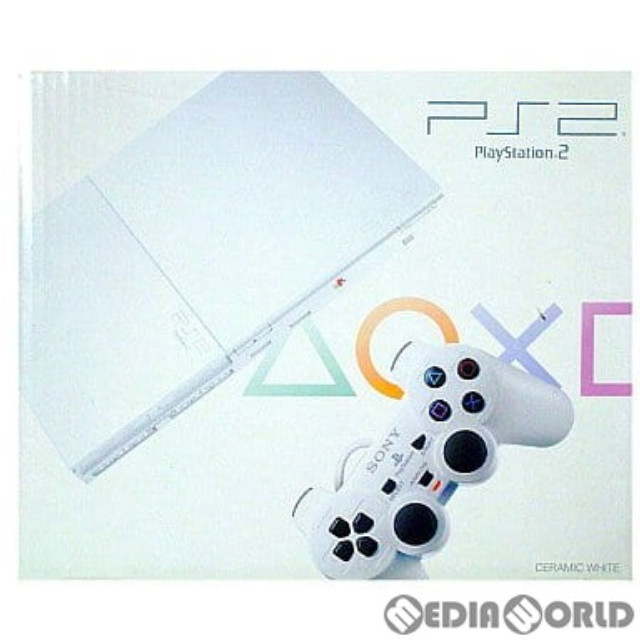 [PS2](本体)プレイステーション2 PlayStation2 セラミック･ホワイト(SCPH-90000CW)