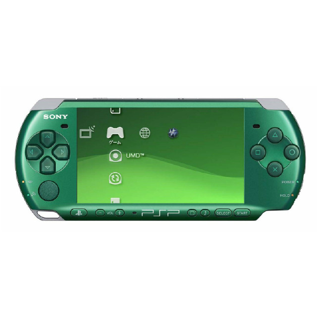 [PSP](本体)プレイステーション・ポータブル スピリティッド・グリーン(PSP-3000SG)
