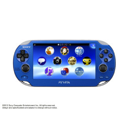 [PSV]PlayStationVita Wi-Fiモデル サファイア・ブルー(PCH-1000ZA04)