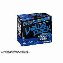 [PSV]PlayStation Vita Value Pack Wi-Fiモデル ブルー/ブラック(PCHJ-10022)