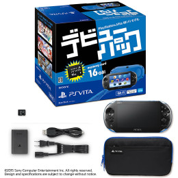 PlayStation Vita デビューパック Wi-Fiモデル ブルー/ブラック(PCHJ ...