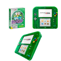 [3DS]ニンテンドー2DS クリアグリーン 『ポケットモンスター 緑』限定パック(FTR-S-MADL)