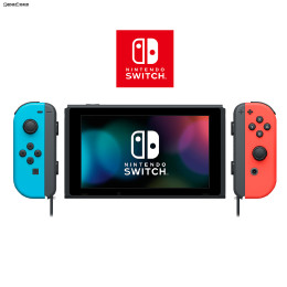 [Switch]マイニンテンドーストア限定 Nintendo Switch(ニンテンドースイッチ) カスタマイズ Joy-Con(L) ネオンブルー/(R) ネオンレッド Joy-Conストラップ ブラック(HAC-S-KABAA)