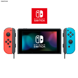 [Switch]マイニンテンドーストア限定 Nintendo Switch(ニンテンドースイッチ) カスタマイズ Joy-Con(L) ネオンレッド/(R) ネオンブルー Joy-Conストラップ ブラック(HAC-S-KABAA)