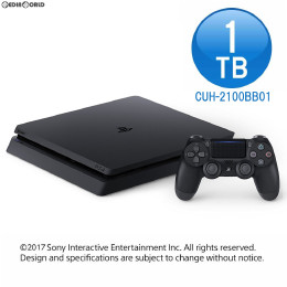 [PS4]プレイステーション4 PlayStation4 ジェット・ブラック 1TB(CUH-2100BB01) 【買取18,500円