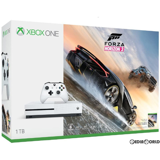 [XboxOne](本体)(ソフト無し)Xbox One S 1TB(Forza Horizon 3(フォルツァホライゾン3) 同梱版)(234-00120)
