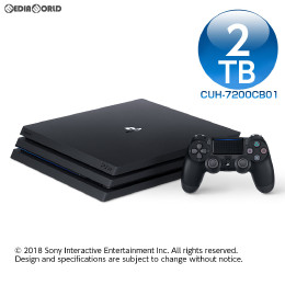 [PS4]プレイステーション4 プロ PlayStation4 Pro ジェット・ブラック 2TB(CUH-7200CB01)