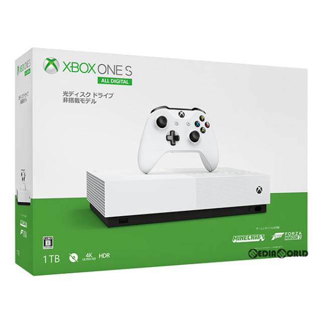 [XboxOne](本体)Xbox One S 1TB All Digital Edition(オールデジタルエディション)(NJP-00038)