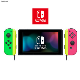 [Switch]マイニンテンドーストア限定 Nintendo Switch(ニンテンドースイッチ) カスタマイズ Joy-Con(L) ネオングリーン/(R) ネオンピンク Joy-Conストラップ ネオンイエロー(HAC-S-KAYAA)