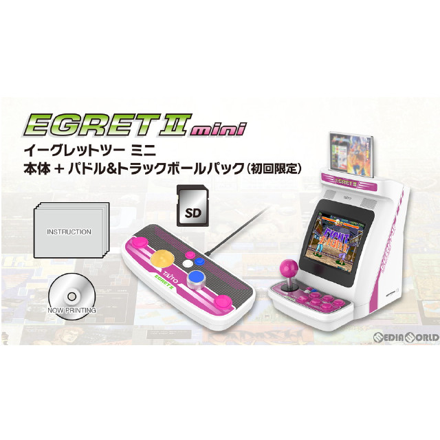 [ETC](本体)EGRETII mini(イーグレットツーミニ) 本体+パドル&トラックボールパック(初回限定) タイトー(TAS-S-001)