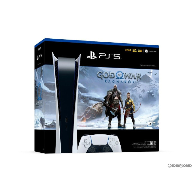 [PS5](本体)(未使用)プレイステーション5 PlayStation&reg;5 デジタル・エディション 『ゴッド・オブ・ウォー ラグナロク』 同梱版(CFIJ-10005)