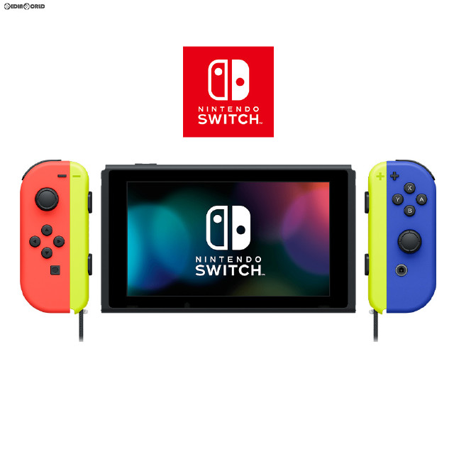 [Switch](本体)マイニンテンドーストア限定 Nintendo Switch(ニンテンドースイッチ) カスタマイズ Joy-Con(L) ネオンレッド/(R) ブルー Joy-Conストラップ ネオンイエロー/ネオンイエロー(HAD-S-KAYAA)