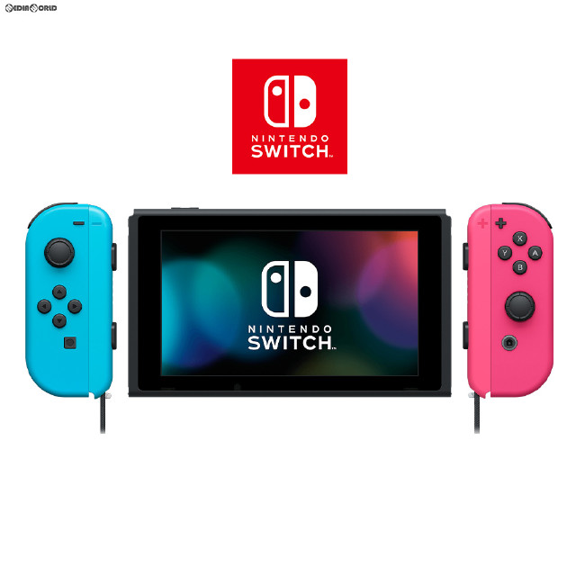 [Switch](本体)マイニンテンドーストア限定 Nintendo Switch(ニンテンドースイッチ) カスタマイズ Joy-Con(L) ネオンブルー/(R) ネオンピンク Joy-Conストラップ (L) ネオンブルー/(R) ネオンピンク(HAC-S-KABAA)