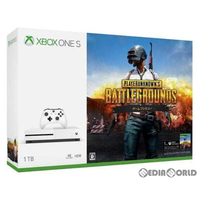 [XboxOne](本体)Xbox One S 1TB (PlayerUnknown's Battlegrounds同梱版)(プレイヤーアンノウンズ バトルグラウンズ同梱版)(234-00316)