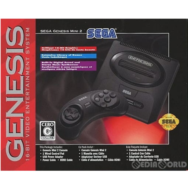 [MD](本体)Amazon.co.jp限定 SEGA GENESIS MINI 2(セガジェネシスミニ/メガドライブミニ 2)(MK-16300)