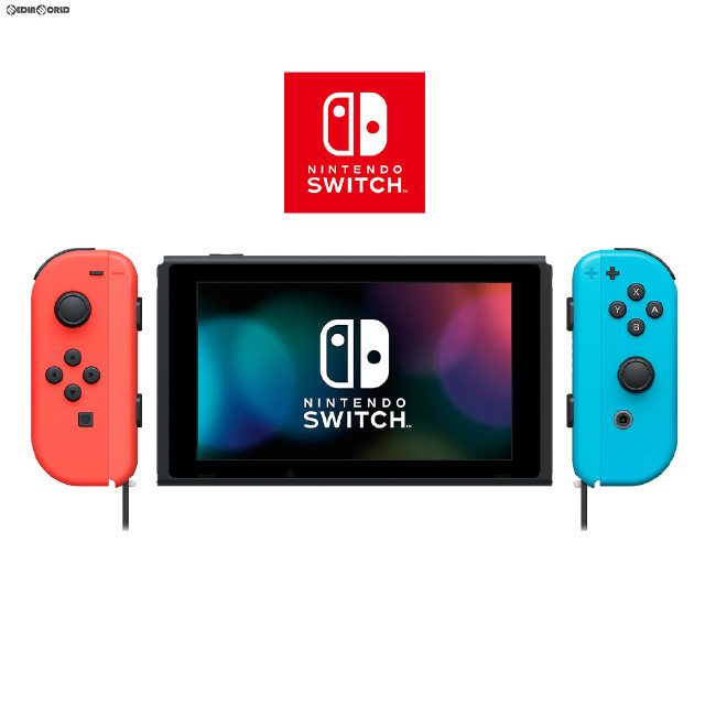 [Switch](本体)(未使用)マイニンテンドーストア限定 Nintendo Switch(有機ELモデル)(ニンテンドースイッチ) カスタマイズ Joy-Con(L) ネオンレッド/(R) ネオンブルー Joy-Conストラップ(L) ネオンレッド/(R) ネオンブルー(HEG-S-KAYAA)