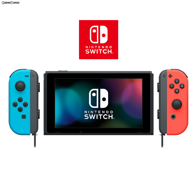 [Switch](本体)マイニンテンドーストア限定 Nintendo Switch(ニンテンドースイッチ) カスタマイズ Joy-Con(L) ネオンブルー/(R) ネオンレッド Joy-Conストラップ ブラック(HAC-S-KABAA)