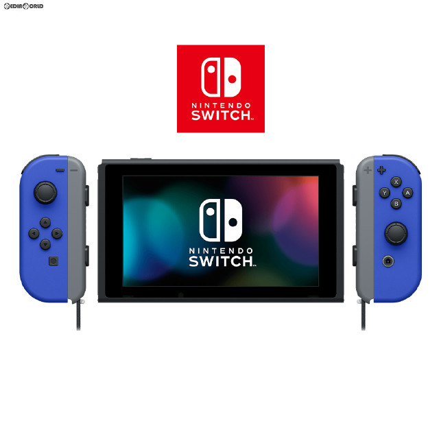 [Switch](本体)マイニンテンドーストア限定 Nintendo Switch(ニンテンドースイッチ) カスタマイズ Joy-Con(L)/(R) ブルー Joy-Conストラップ グレー(HAD-S-KAYAA)