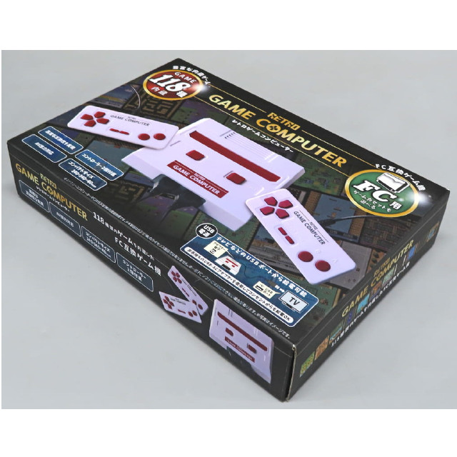 [FC](本体)ゲオ限定 FC互換ゲーム機 レトロゲームコンピューター(KTFC-005W-G)