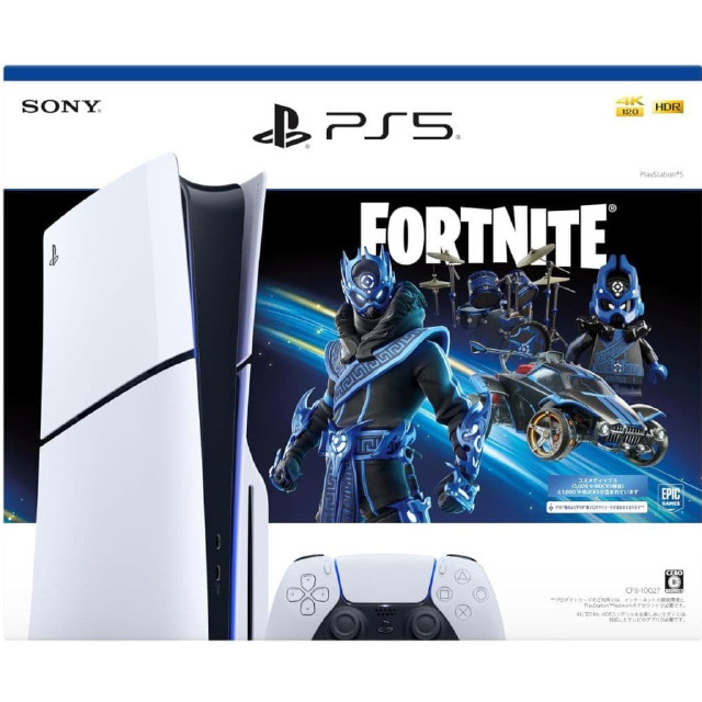 [PS5] (本体)(未使用) PlayStation5(プレイステーション5) フォートナイト Cobalt Starパック(コバルトスターパック)(CFIJ-10027)
