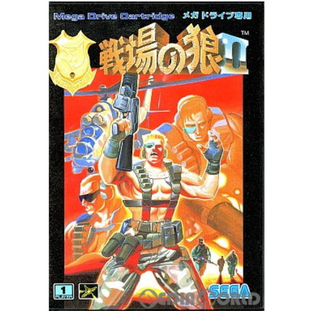 [MD]戦場の狼II(せんじょうのおおかみ2/Mercs)(ROMカートリッジ/ロムカセット)
