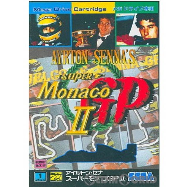[MD]アイルトン・セナ スーパーモナコGP II(Ayrton Senna's Super Monaco GP II)(ROMカートリッジ/ロムカセット)