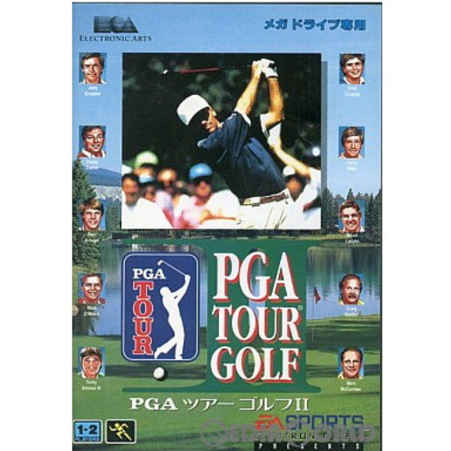 [MD]PGAツアーゴルフII(PGA TOUR GOLF 2)(ROMカートリッジ/ロムカセット)