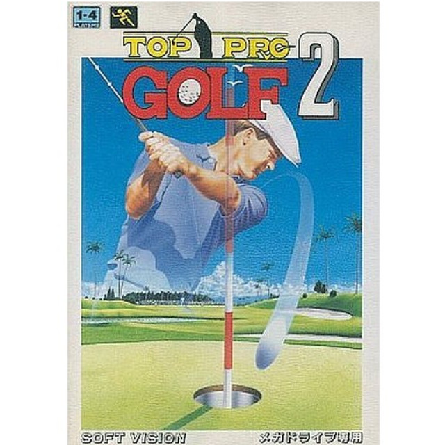 [MD]TOP PRO GOLF2(トッププロゴルフ2)(ROMカートリッジ/ロムカセット)