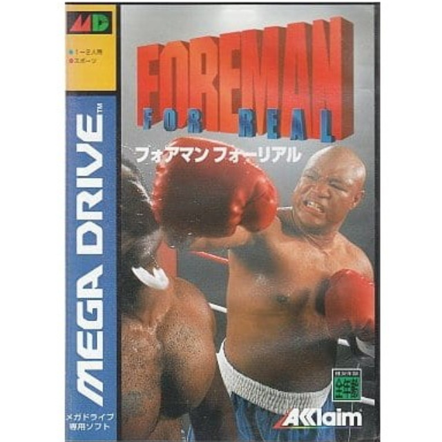 [MD]FOREMAN FOR REAL(フォアマン フォーリアル)(ROMカートリッジ/ロムカセット)