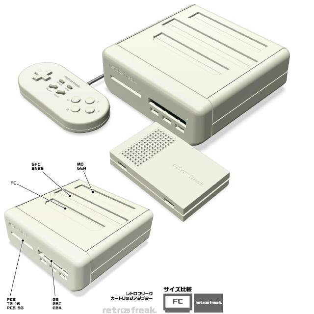 [SFC](本体)レトロフリーク(レトロゲーム互換機本体) サイバーガジェット(CY-RF-A)