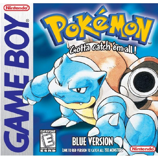 [GB] Pokemon Blue Version(ポケットモンスター 青) 北米版 任天堂(DMG-APEE-USA)